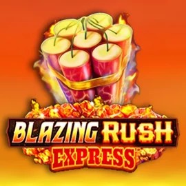 Blazing Rush Express logo by AreaVegas at Lucky Pays Casino