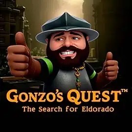 Gonzo's Quest slot logo by NetEnt at Lucky Pays CasinoGonzo's Quest