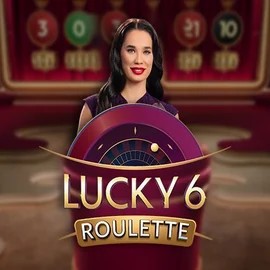Lucky 6 Roulette online game logo by Pragmatic Play on luckypayscasino.eu