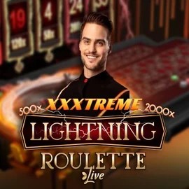 XXXtreme Lightning Roulette logo by Evolution Lucky Pays Casino
